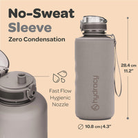 1 x RAW Customer Returns Hydracy Drinking Bottle with Fruit Insert - 2L Water Bottle - BPA-Free Drinking Bottle with Time Marking Leak-Proof Sports Bottle - Condensation-Free for Sports and Outdoor - RRP €27.97