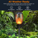 1 x RAW Customer Returns Vongal Solar Flame Light Set of 4, Solar Lamps for Outdoors 33LED Solar Garden Torches for Garden Solar Lights with Flame Effect, IP65 Waterproof Solar Torches for Gardens, Lawns, Path - RRP €27.22