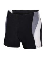 1 x RAW Customer Returns Ladeheid swimming trunks men s short boxer shorts swimwear for men for the beach and the swimming pool comfortable and comfortable swimming trunks men s tight LA40-255 black grey white, 3XL  - RRP €25.2