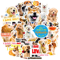 8 x Brand New Amaxiu 100pcs Funny Dog Stickers, Cute Animal Aesthetic Stickers Waterproof Vinyl Decorative Stickers for Scrapbooking Planner Diaries DIY Crafts - RRP €163.2