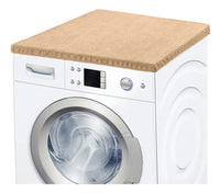 1 x RAW Customer Returns Ladeheid washing machine cover terry cloth cover 50x60 cm beige  - RRP €11.89