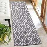 1 x RAW Customer Returns SHACOS carpet runner 50x150 cm, kitchen carpet washable non-slip, carpet runner hallway modern, kitchen carpet, runner, doormat long, hallway carpet - non-slip - grey - RRP €28.49