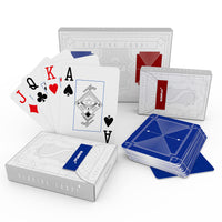 1 x RAW Customer Returns SLOWPLAY playing cards made of 100 plastic, plastic poker cards in a double pack, plastic cards with jumbo index, superior durability and waterproof, premium playing cards for Texas Holdem Poker - RRP €12.99