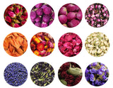 1 x RAW Customer Returns TooGet Dry Flowers and Herbs Accessories Decorations Natural Flower 12 Bags Set Dried Flowers for Bath Bombs Candle Making and Dried Flowers Crafts - RRP €14.99