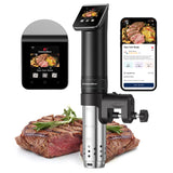 1 x RAW Customer Returns KitchenBoss Sous Vide Cooker Stick WLAN G330 Wifi precision cooker Precise temperature setting up to 90 C IPX7 waterproof TFT touch display Immersion circulator 360 circulation with timer - RRP €141.62