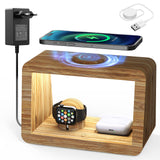 1 x RAW Customer Returns Wireless charging station with night light, 4 in 1 wireless fast charger with adapter and cable, wireless charger for iPhone, AirPods Pro, for Apple Watch - RRP €59.99