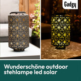 3 x Brand New Gadgy Solarlaterne f r au en Garten XL - Wasserdichte Orientalische Laterne - Solarlampe f r au en tisch f r nachhaltige Beleuchtung - Solar Laterne - Garten Deko Outdoor - RRP €72.42