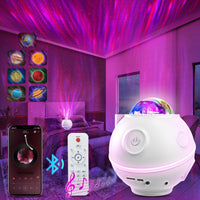 2 x Brand New Star Projector, Galaxy Aurora Planet Projector, Night Light with Remote Control, Sky Projector, Nebula, Color Changing, Lamp, Integrated Bluetooth Speaker for Kids, Adults, Gifts - RRP €29.24