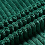 1 x RAW Customer Returns Topfinel set of 2 cushion covers 50x50 dark green corduroy striped pattern cushion covers cushion cover decorative cushion sofa cushion couch cushion decorative cushion chair cushion decorative cushion - RRP €18.14