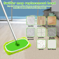 1 x Brand New Pack of 8 cloths for Swiffer floor mop Sporgo reusable dry floor cloths wet floor cloths for Swiffer Sweeper Mop, mop cover microfiber pads for cleaning hardwood tiles - RRP €18.31