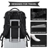 1 x RAW Customer Returns SZLX Large travel backpack for women, Ryanair hand luggage backpack Easyjet cabin bag 45x36x20 backpack waterproof laptop business men s travel backpack hand luggage airplane with shoe compartment. - RRP €44.99