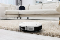 1 x RAW Customer Returns Linsar - Vacuum robot with wiping function - Vacuum cleaner robot - with APP - 120 min battery - Vacuum and wiping robot - for carpet, animal hair hard floors - Robot vacuum cleaner with charging station remote  - RRP €124.0