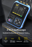 4 x RAW Customer Returns WANGCL TC3 - 3 in 1 Portable Oscilloscope ESR Tester 2.4 TFT Screen Mini Digital Oscilloscope 1500mA - 200KHz Bandwidth 2.5MS S Sampling Rate - RRP €237.6