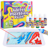 1 x RAW Customer Returns Ulikey Watercolor Set, Marbled Painting Kit Gift, Marbling Colors Kids Toys, Water Painting Art, DIY Water Painting Set for Gift Ideas - RRP €13.37