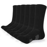 1 x RAW Customer Returns coskefy sports socks, socks for men, women, 43-46, 39-42, 35-38, 47-50, 6 pairs of tennis socks, breathable cotton socks for fitness, tennis, trekking, running, everyday life, black - RRP €19.99