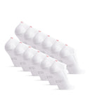 1 x RAW Customer Returns DANISH ENDURANCE 6 pairs of low-cut socks for women men white, 43-47  - RRP €26.95