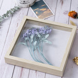 1 x RAW Customer Returns Muzilife 3D picture frame 25x25cm deep wooden frame for filling, object frame with glass pane, square shape, gift for family friends, 1 piece of linen - RRP €19.75