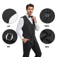 1 x RAW Customer Returns Antbutler Men s Costume 20s, Gatsby Gangster Clothing Mafia Peaky Blinders Costume Cosplay Outfit, 1920s Accessories for Men Carnival Halloween - RRP €34.61