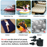 38 x Brand New Electric air pump, 2 in 1 inflate and deflate air pump with 3 air nozzles DC12V AC110V-240V for inflatable mattress, sofa, air mattress pool, boat, swimming ring - RRP €324.52