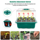 2 x RAW Customer Returns BTONGE New 5 Pieces Mini Greenhouse Growing Kit with Sun-like Plant Lights with Full Spectrum, Indoor Greenhouse Growing Box with Lid and Ventilation, 10 Labels, 2 Tools - RRP €40.32