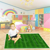 1 x RAW Customer Returns TYKTZXY Soccer Carpet Football, Funs Home Decor Play Mat for Teens Room Boys Girls Sport Theme Room Green 160 230cm - RRP €98.99