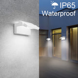 1 x RAW Customer Returns Klighten 24W Wall Light Outdoor Indoor, Waterproof IP65 Outdoor Wall Light Modern Wall Lamp with Swiveling LED Panel Outdoor Lamp for Patio Gardens, 1500 Lumen, Cold White 5700K-6000K, White - RRP €62.99