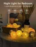 1 x RAW Customer Returns DeepDream Ball Fairy Lights 6.6 m 30 LED Cotton Ball Fairy Lights Dimmable Cotton Ball Fairy Lights Indoor Fairy Lights with Remote Control and Timer for Room Children s Room Wedding Party Colourful  - RRP €30.24