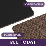 1 x RAW Customer Returns DEXI indoor doormat 60 x 90cm, non-slip dirt trapper mat, washable doormat, thin entrance doormat, durable doormat for indoor use, brown - RRP €34.79