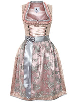 1 x RAW Customer Returns Alpine fairy tale midi dirndl Cleopatra from the exclusive collection including lace apron size 40 - ALM902 - RRP €100.74