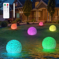 1 x RAW Customer Returns light to hope Pack of 2 solar lamps for outdoor garden with remote control IP67 waterproof garden light for outdoor decoration, ponds, yards, garden paths light ball  - RRP €34.27