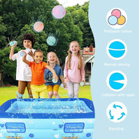 5 x Brand New 24 Pieces Reusable Water Bombs, Silicone Water Balloons Quick Fill, Quick Fill Silicone Splash Balls, Water Bomb Set Splash Balls for Party, Water Balloons for Children Adults - RRP €50.15