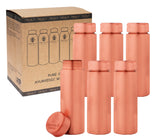 1 x RAW Customer Returns NORMAN JR Hammered Copper Water Bottle 1L Large - Gift Pack of 3, an Ayurvedic vessel made of pure copper - helps you drink more water with many health benefits - RRP €70.58