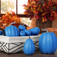 1 x RAW Customer Returns Benjia Pumpkin Autumn Decoration Outdoor Decoration, Large Mini Orange Pumpkins Ornamental Pumpkins Autumn Decoration Autumn Decorations Halloween 8 Pieces - RRP €19.75