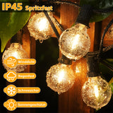 1 x RAW Customer Returns Ollny outdoor fairy lights dimmable, 15M outdoor fairy lights 25 2 G40 bulbs with remote control, waterproof LED fairy lights outdoor, for garden party terrace warm white  - RRP €32.99