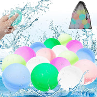 25 x Brand New 18pcs Reusable Water Bombs, Reusable Water Balloons for Kids, Reusable Water Bombs, Water Bombs Toys for Kids, Silicone Water Toys Water Games for Kids - RRP €403.25