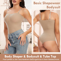 1 x RAW Customer Returns Joyshaper Shapewear Women s Tummy Control Body Shaper String Strapless Bodysuit Thong Shaping Body Tummy Control Corset Shaping Bodysuits Shape String Body Thong Corset Body Figure-Shaping Underwear Beige L - RRP €27.99