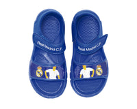 1 x RAW Customer Returns REQUETEGUAY Real Madrid sandals for beach or pool Real Madrid club football sandals Real Madrid for children, blue, 24 25 EU - RRP €60.0