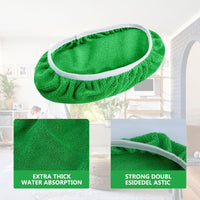 1 x Brand New Pack of 10 reusable cloths for Swiffer Sweeper Mop, for Swiffer floor wiper wet floor cloths, for Swiffer wet floor cloths floor wiper wet for all types of floors, green - RRP €20.16