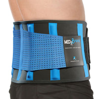 1 x RAW Customer Returns MEDiBrace back support belt, back brace, lumbar support for lower back with adjustable back strap and support braces for back pain relief - RRP €34.95