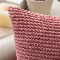 1 x Brand New MIULEE Cushion Covers 2 Pieces Pillow Covers with Modern Granular for Living Room Interior 45x45cm Brown Pink - RRP €22.8