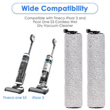 1 x RAW Customer Returns ONES3-Rollerbrush-3 - Replacement rollers compatible with Tineco iFloor 3 Floor One S3 iFloor 2 cordless wet and dry vacuum cleaners - RRP €23.99