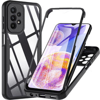 1 x RAW Customer Returns For Samsung A23 5G Case, Samsung Galaxy A23 Case, 360 Degree All-Round Protection Case with Soft Built-in Screen Protector Cover Bumper Protective Mobile Phone Case for Samsung Galaxy A23 5G 4G Black  - RRP €17.14