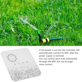 1 x RAW Customer Returns 8 Zone Smart WiFi Sprinkler Controller, Wifi Irrigation Controller for Tuya AC 24V, Smart Garden Irrigation Timer - RRP €94.81