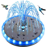 1 x RAW Customer Returns SZMP Solar Fountain, 4W 4000mAh Solar Pond Pump 2024 Upgrade, 30 LED with 8 DIY Effects Solar Floating Fountain Pump for Garden Pond or Fountain Pond Bird Bath Fish Tank - RRP €23.8