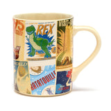 6 x Brand New Disney Store Official Pixar Poster Mug, Stoneware, 11 cm, Office Mug, Unique Movie Inspired Drinking Vessel - RRP €122.4