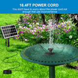 1 x RAW Customer Returns SZMP Solar Fountain for Outdoor 3.5W DIY Solar Pond Pump 2024 Upgraded, 8 DIY Effects with 16.4ft Cable, 2000mAh Battery, Solar Floating Fountain Pump for Garden Pond, Bird Bath, Fish Container - RRP €28.93