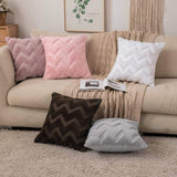 1 x RAW Customer Returns MIULEE Set of 2 Wool Cushion Covers Decorative Cushion Polyester Sofa Cushion Soft Couch Cushion Cover Decorative Cushion Cover Hidden Zip for Living Room Bedroom Beige 45 x 45 cm - RRP €15.12