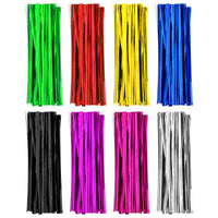 2 x Brand New Teaaha 800 Pieces Colorful Twist Band, 10 cm Metallic Bag Closure Twist Ties, 8 Colors, Bread Binder, Wire, Plastic Bag Ties, Bag Twist Ties for Candy, Coffee, Bags, Snacks - RRP €40.8