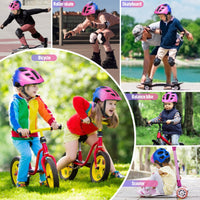 1 x RAW Customer Returns Children s helmet, RaMokey children s bicycle helmet, bicycle helmet boys, bicycle helmet girls, children s helmet from 4 years helmet with visor, adjustable children s bicycle helmet 48-56CM  - RRP €29.1