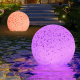 6 x Brand New GGNOO 2 Pack Solar Lamps for Outdoors LED Solar Lights for Outdoors 8 Colors Pool Lighting Floating Solar Garden Light with Remote Control IPX6 Waterproof for Patio Garden Pool Party Decor C  - RRP €122.4